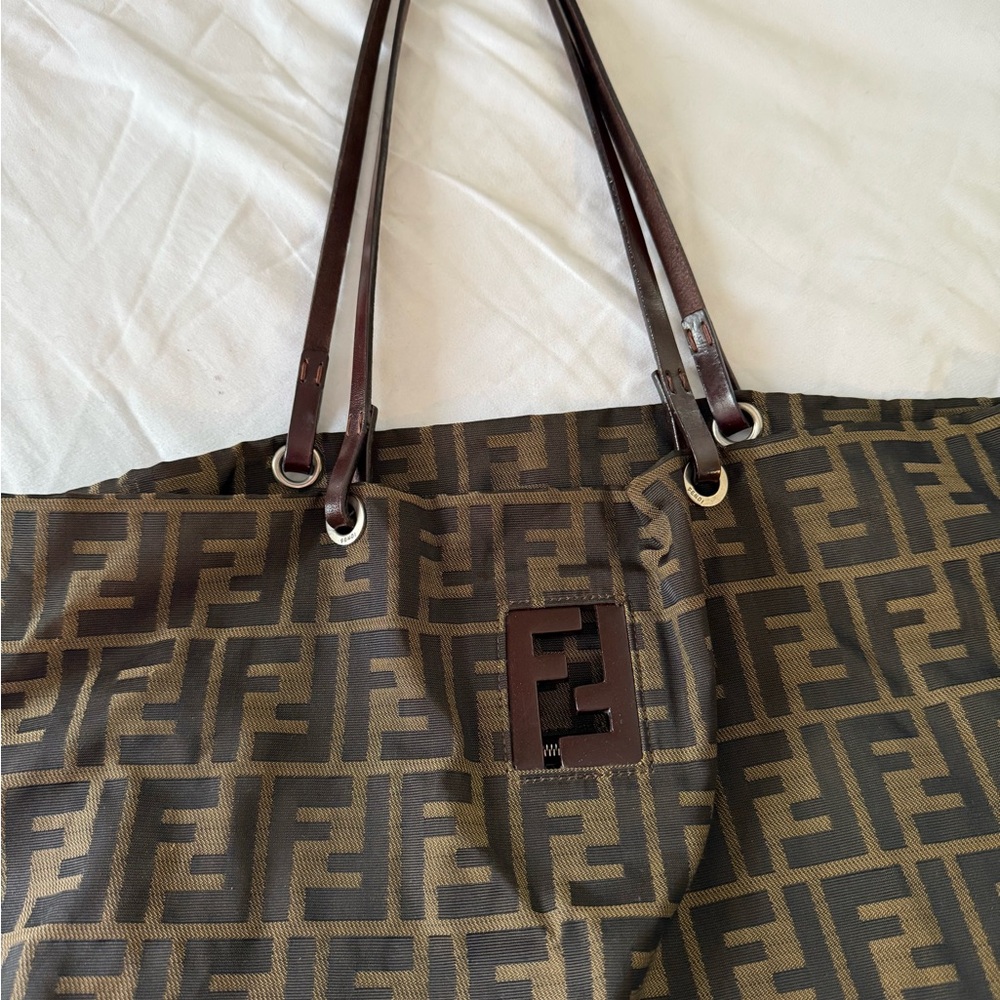 Fendi Zucca FF logo shoulder bag - Picture 4 of 15